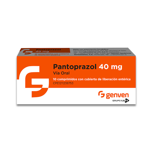 Pantoprazol 40Mg X 10 Comprimidos Genven
