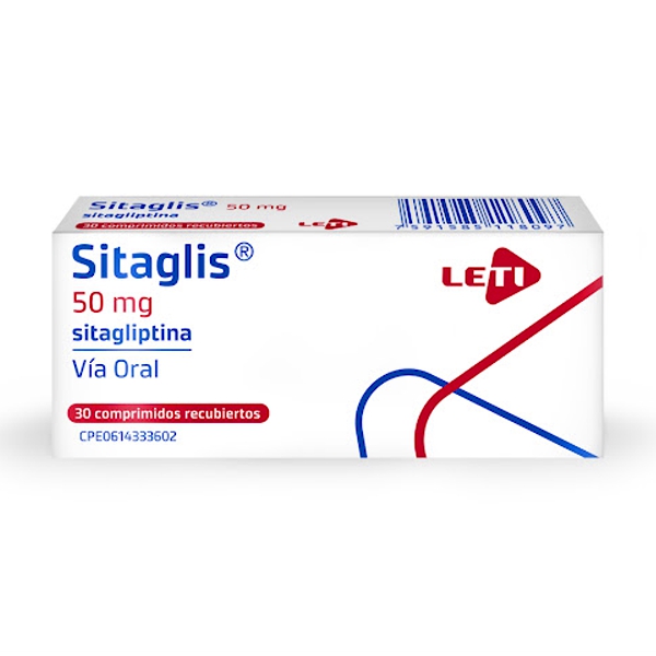 Sitaglis Sitagliptina 50Mg X 30 Comprimidos Leti