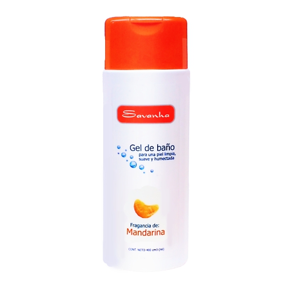 Savanha Gel De Baño Mandarina 400Ml