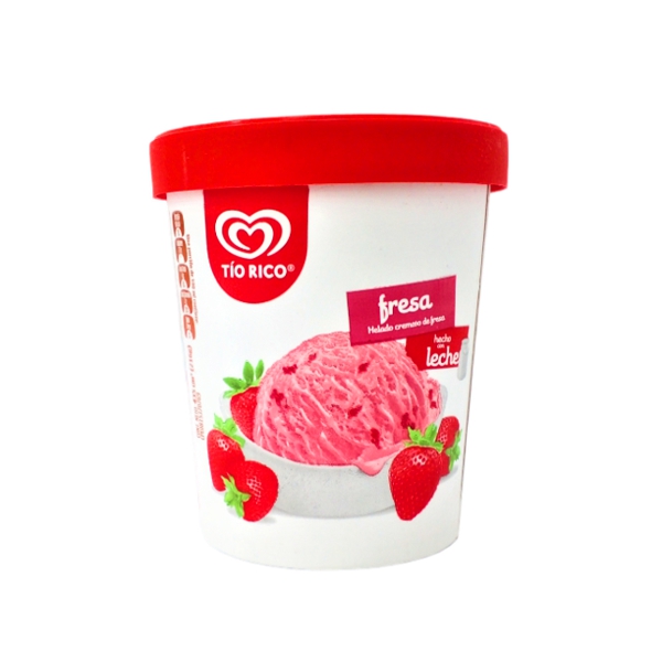 Tio Rico Helado Fresa 435Ml