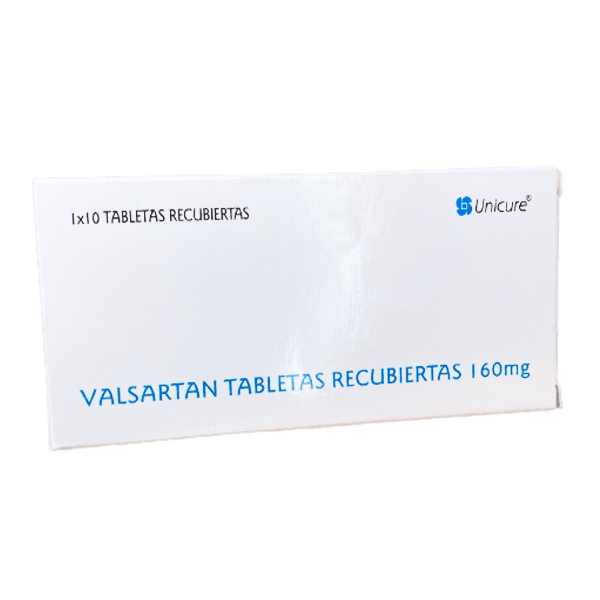 Valsartán 160Mg X 10 Tabletas Unicure