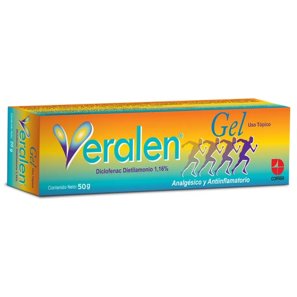 Veralen Diclofenac Gel 1.16% X 50Gr. Cofasa
