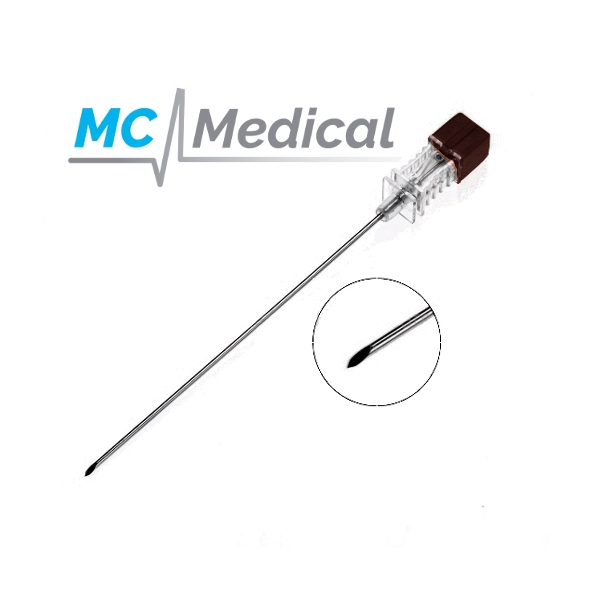 Aguja Espinal Biselada G-26 X 90Mm. Mc Medical