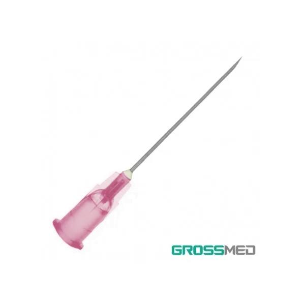 Aguja Hipodérmica 18Gx1 1/2". Grossmed