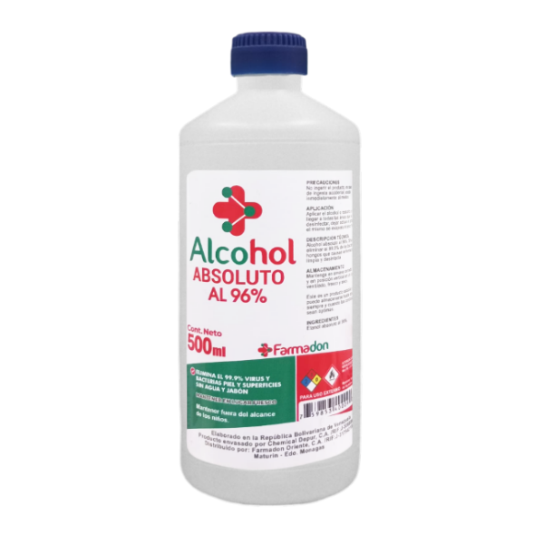 Alcohol Absoluto 500Ml Farmadon