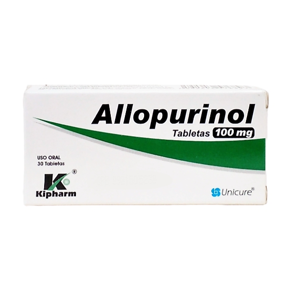 Allopurinol 100Mg X 30 Tabletas Kipharm