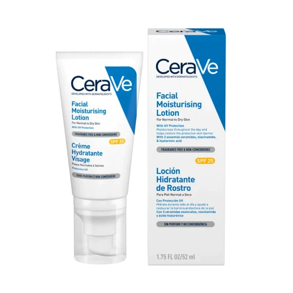 Cera-Ve Crema Facial Hidratante Spf25 52Ml.