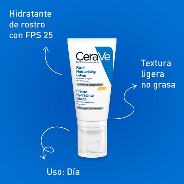 Cera-Ve Crema Facial Hidratante Spf25 52Ml. - Imagen 2