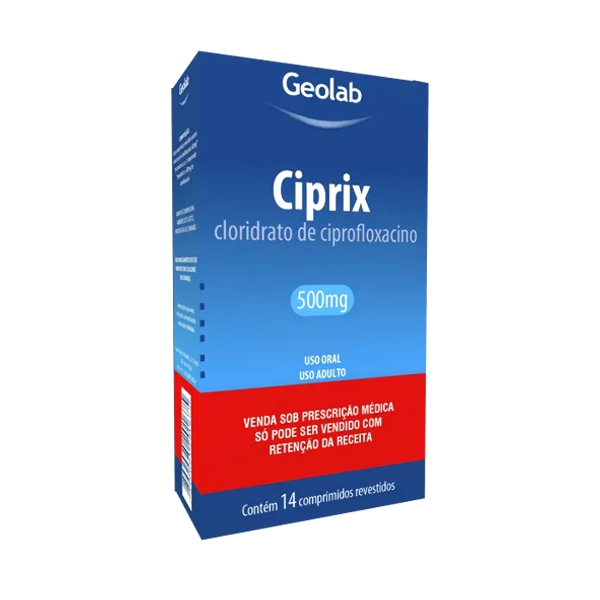 Ciprix Ciprofloxacina 500Mg X 14 Tabletas Geolab