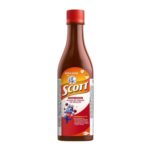 Emulsión De Scott Sabor Cereza X 180Ml. Gsk