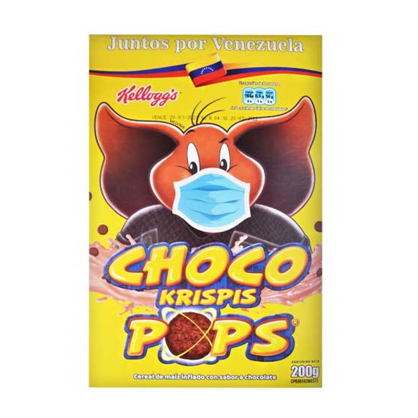 Kelloggs Cereal Choco Krispis Pops 200Gr.