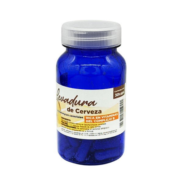 Levadura De Cerveza 400Mg X 30 Cápsulas Lya
