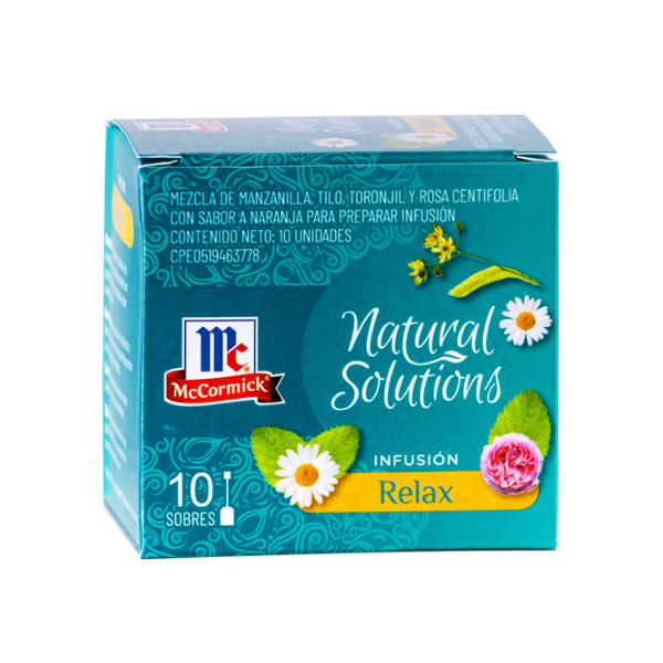 Mccormick Té Relax X 10 Unidades