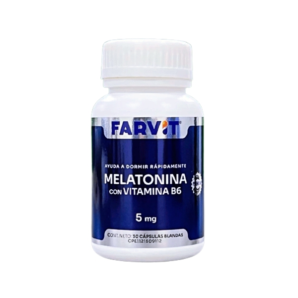 Melatonina 5Mg X 30 Cápsulas Farvit