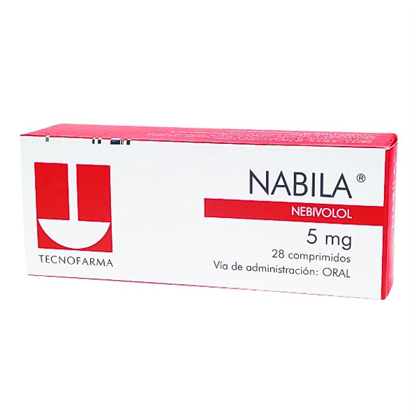 Nabila Nebivolol 5Mg X 28 Tabletas Tecnofarma