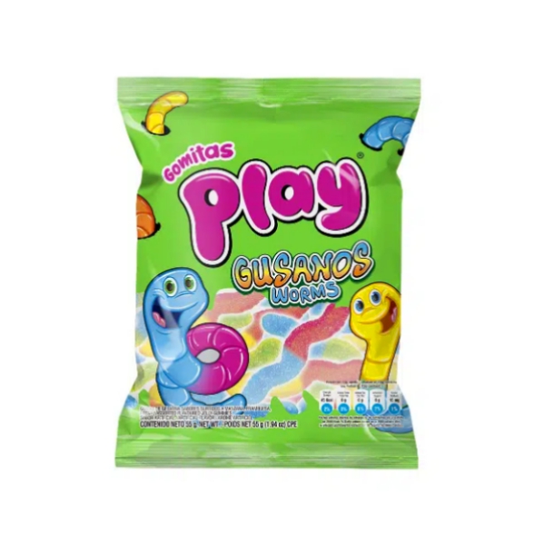 Play Gomitas Gusanos Worms 55Gr