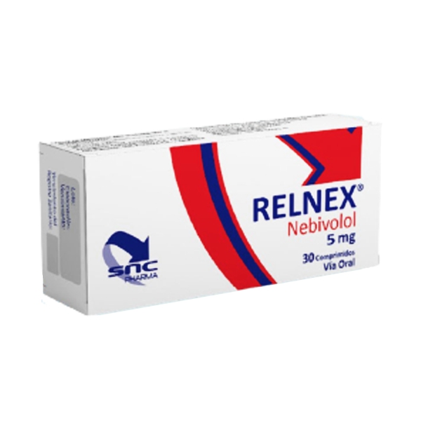 Relnex Nebivolol 5Mg X 30 Comprimidos Snc Pharma