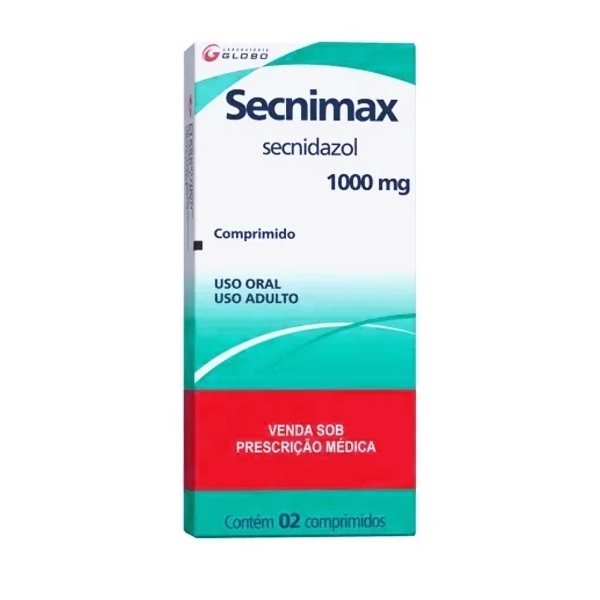 Secnimax Secnidazol 1000Mg X 2 Comprimidos Globo