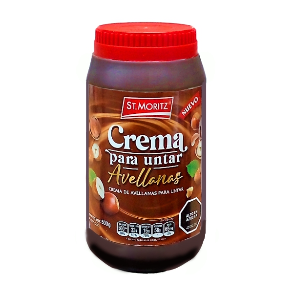St. Moritz Crema De Avellanas Para Untar X 500Gr.