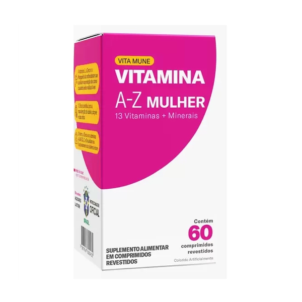 Vitamina A-Z Mulher X 60 Comprimidos Vita Mune
