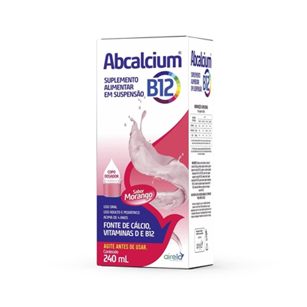 Abcalcium Jarabe Sabor Morango X 240Ml. Airela