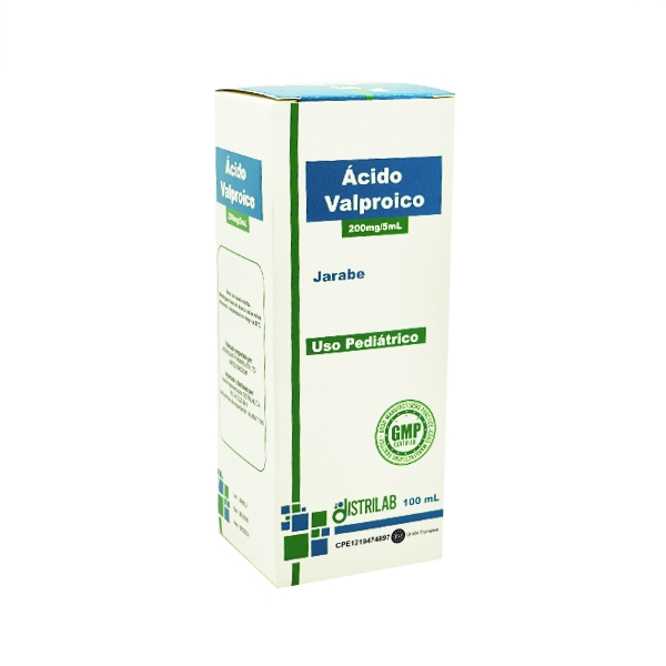 Ácido Valproico Jarabe 200Mg/5Ml X 100Ml Distrilab