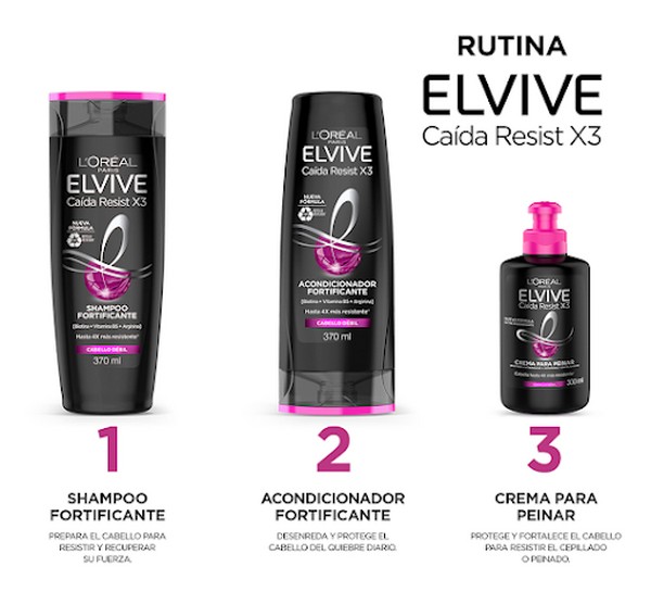 Elvive Acondicionador Caida Resist X3. 370Ml - Imagen 5