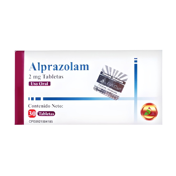 Alprazolam 2Mg X 30 Tabletas Dac55