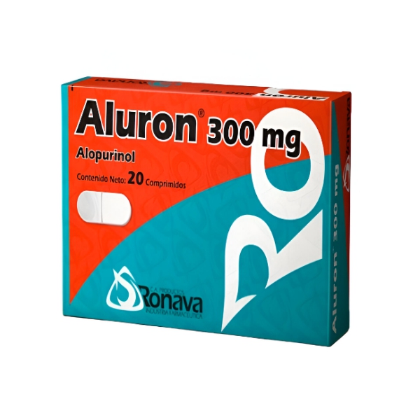 Aluron Alopurinol 300Mg X 20 Comprimidos Ronava - Imagen 2