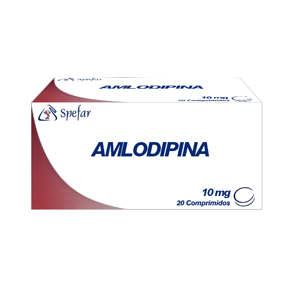 Amlodipina 10Mg X 20 Comprimidos Spefar
