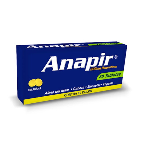 Anapir Ibuprofeno 600Mg X 10 Tabletas Fc Pharma