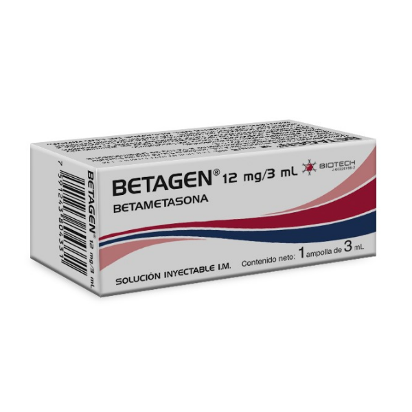Betagen Betametasona Ampolla 12Mg/3Ml Biotech