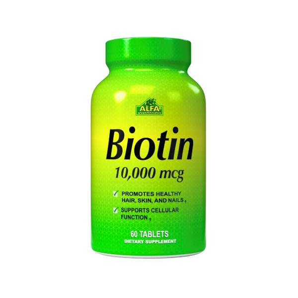 Biotin 10.000Mcg X 60 Tabletas Alfa