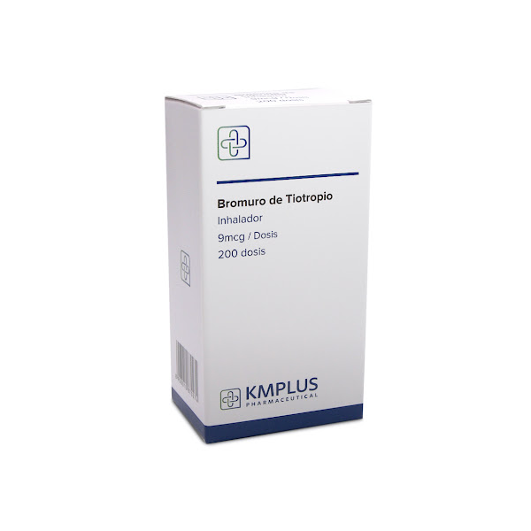 Bromuro De Tiotropio Inhalador 200Mcg/120Dosis Kmplus