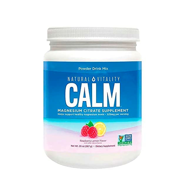 Calm Magnesium Citrate Citrato De Magnesio 325Mg X 567Gr. Natural Vitality
