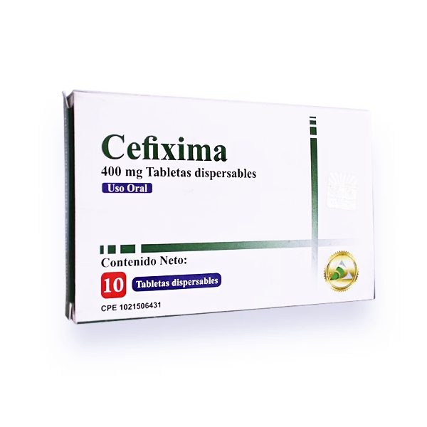 Cefixima 400Mg X 10 Tabletas Dac55