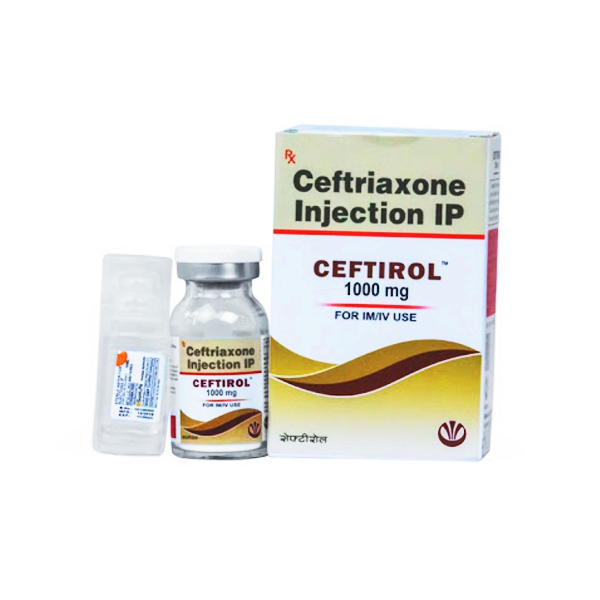 Ceftriaxona-Ceftirol Ampolla 1Gr. I.M/I.V Innova