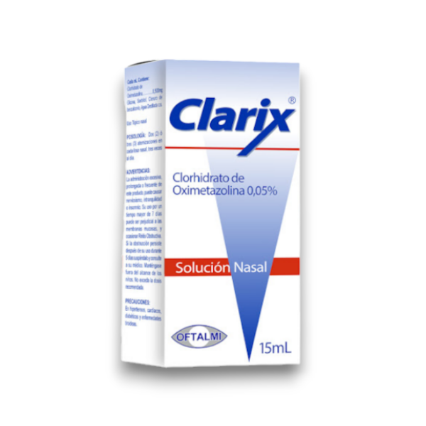 Clarix Oximetazolina Adulto 0.05% Spray X 15Ml Oftalmi