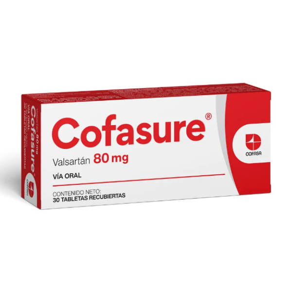 Cofasure Valsartán 80Mg X 30 Tabletas Cofasa