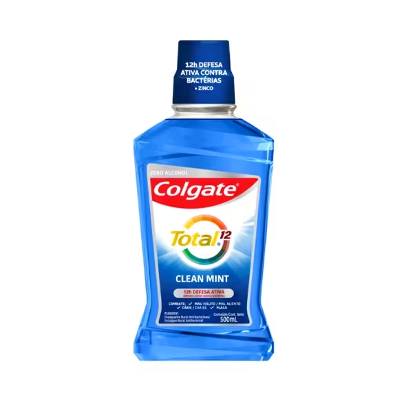 Colgate Total 12 Enjuague Bucal Clean Mint 250Ml