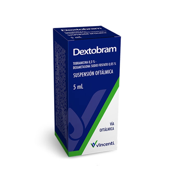 Dextobram Dexametasona+Tobramicina Solución Oftálmica X 5Ml. Vincenti