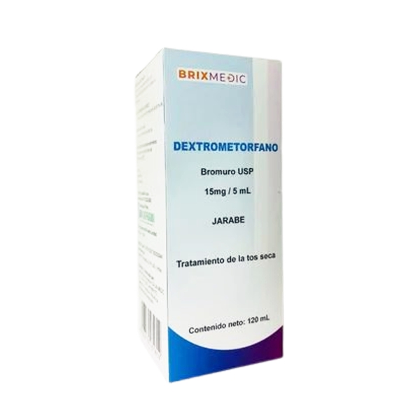 Dextrometorfano Jarabe Adulto 15Mg/5Ml X 120Ml Brixmedic
