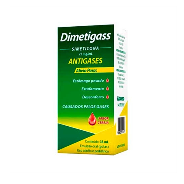Dimetigass Simeticona Solución Gotas 75Mg/Ml X 15Ml. Cimed