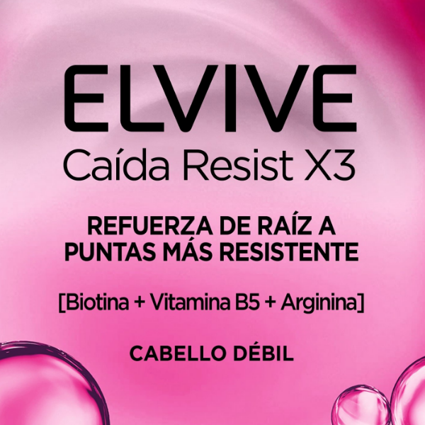Elvive Crema Para Peinar Caida Resist X3. 300Ml - Imagen 4