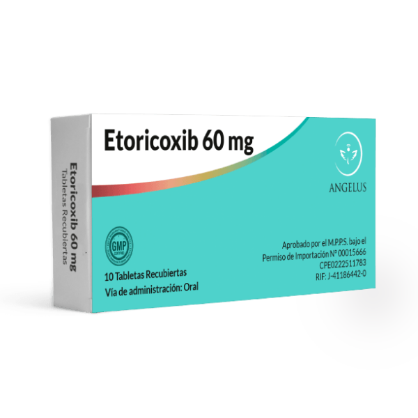 Etoricoxib 60Mg X 10 Tabletas Angelus