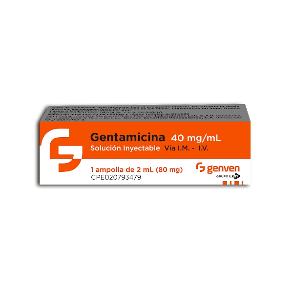 Gentamicina Ampolla 80Mg/2Ml I.M/I.V. Genven