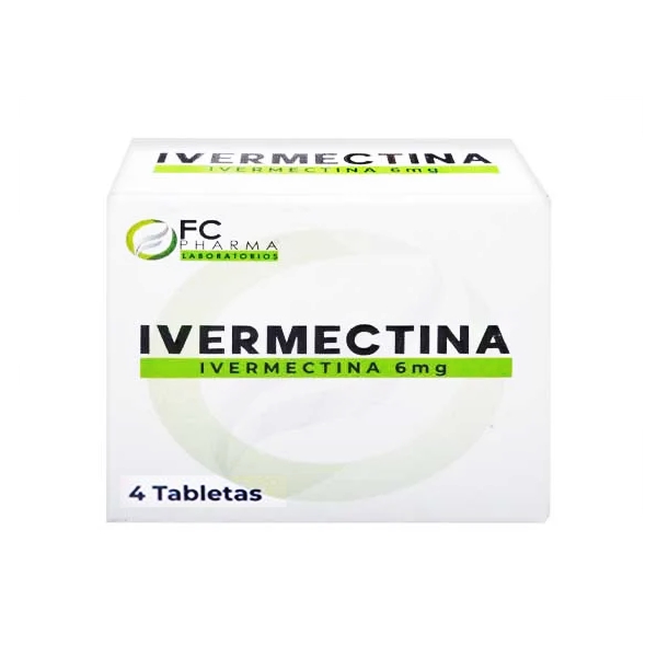 Ivermectina 6Mg X 4 Tabletas FC Pharma