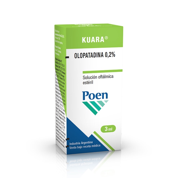 Kuara Olopatadina 0.2% Solución Oftálmica X 3Ml Poen