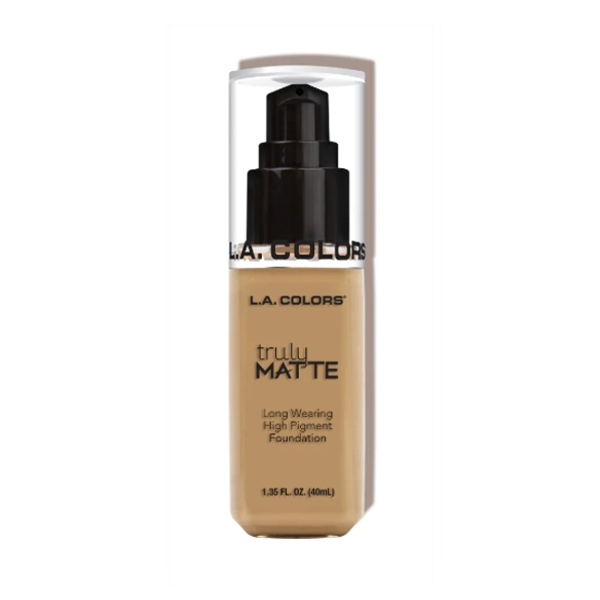 L.A. Colors Base Líquida Truly Matte Medium Beige