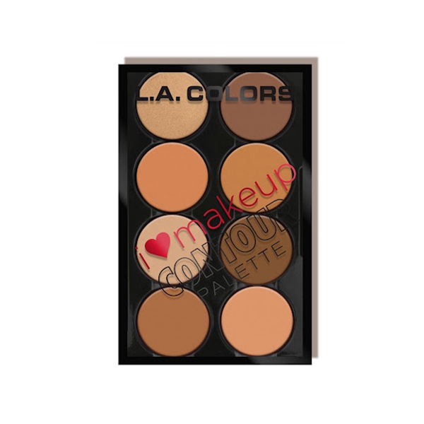 L.A. Colors Paleta De Contorno Medium Deep